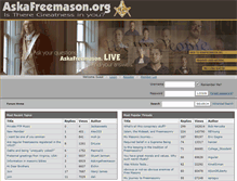 Tablet Screenshot of masonforum.com